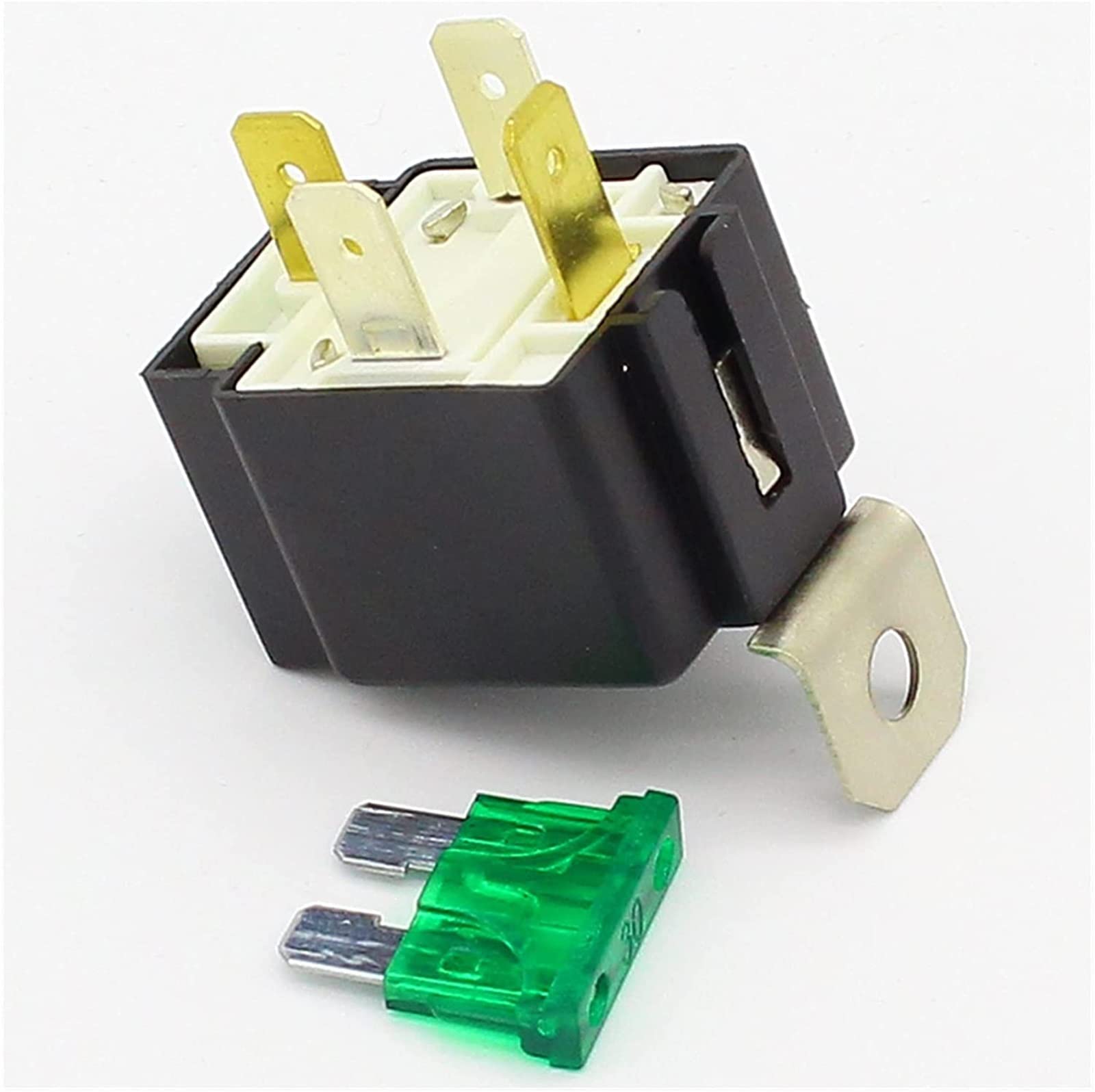 AERBNYEQP Relays 4 pin 30A auto Relay with Fuse, Coil Voltage 12VDC Relais