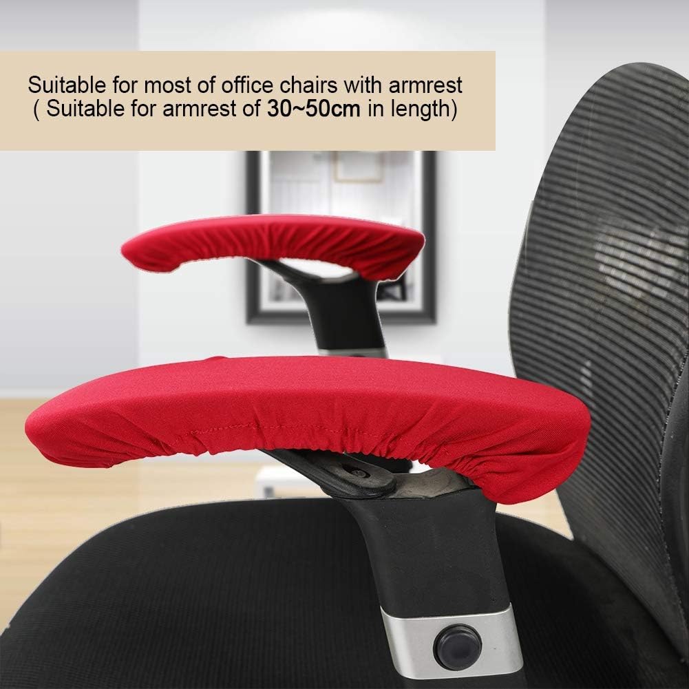 One Pair Elastic Stretchable Office Chair Armrest Covers Removable Computer Chair Arm Protector(01) : Office Products