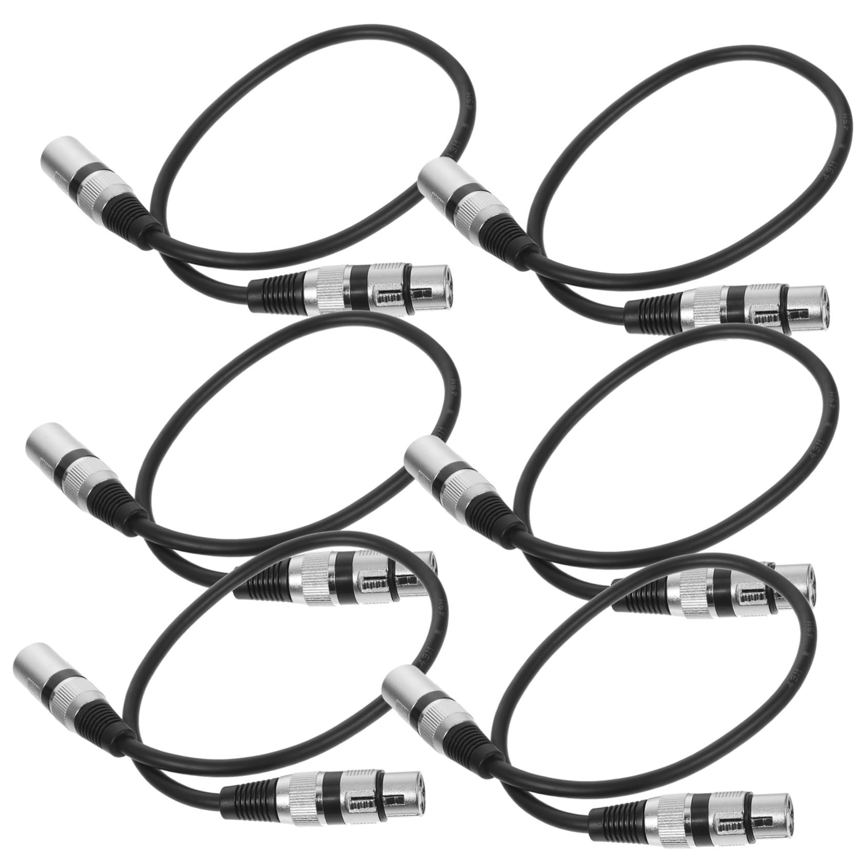 PRETYZOOM 6stücke Xlr-kabel Mikrofonkabel Stecker Buchse Für Audio-ein Und Ausgänge Mikrofonzubehör