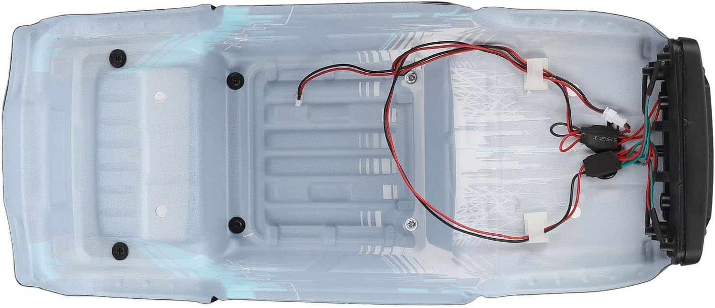 VBESTLIFE RC Car Body Shell,Cover Accurate Size Remote Control Car Body Accessory Fit for SCY 16103PRO 1/16 RC Car (Blue)