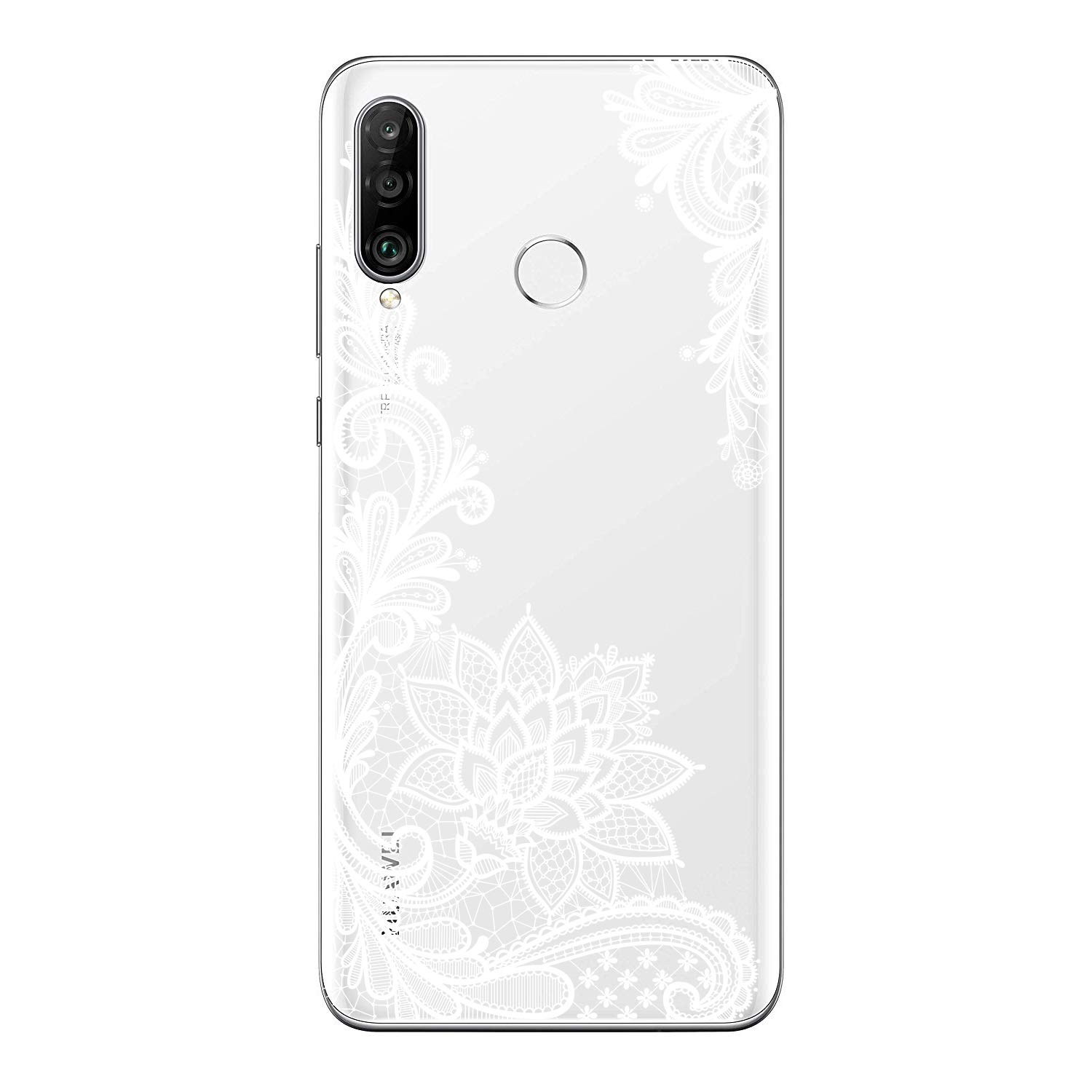 HopMore 3 Cover In Silicone Trasparente Per Huawei P30 Pro, Morbide Con Disegni Mandala, Foglia E Dreamcatcher, Antiurto