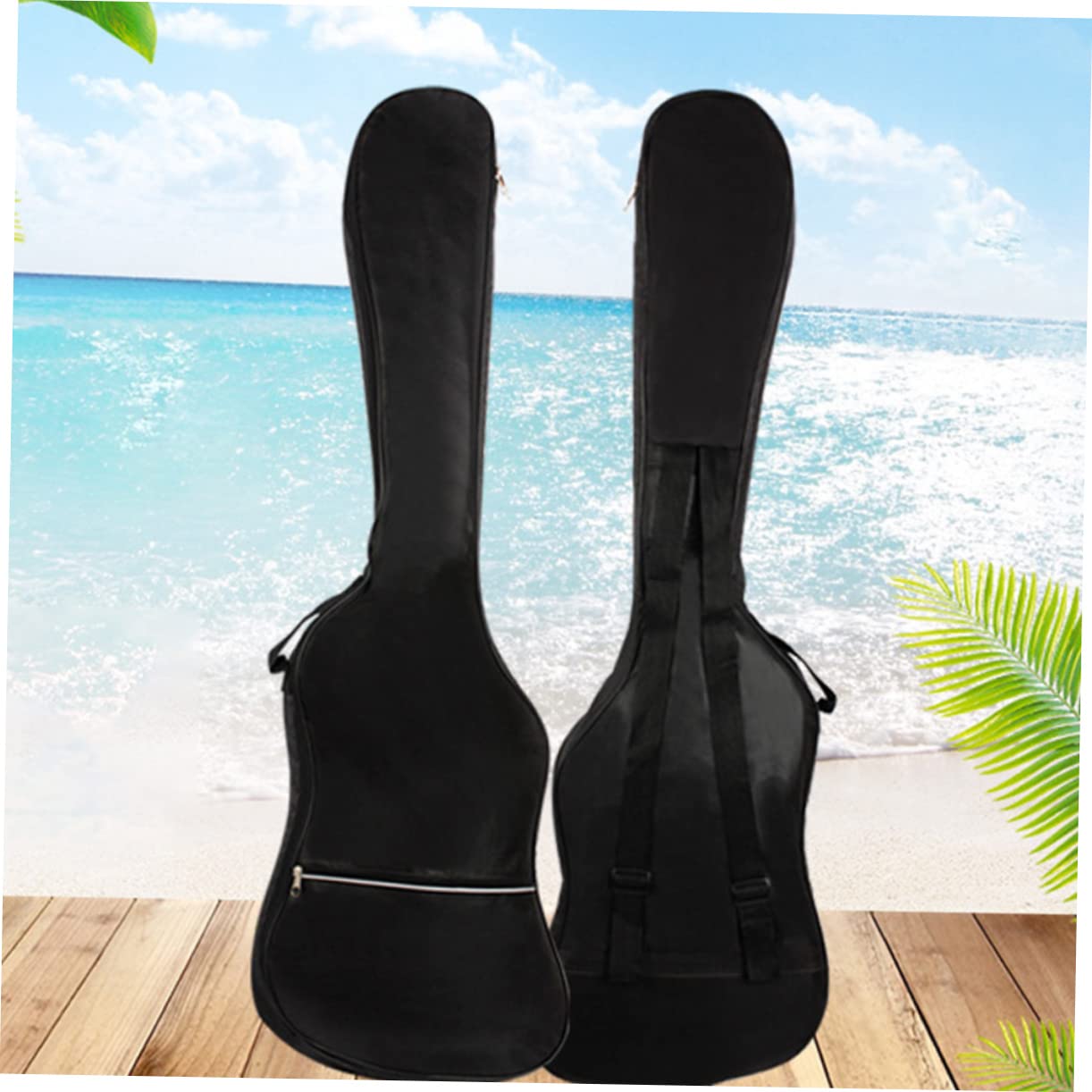 ibasenice Bass Bag Cover Wear-resistant Electric Bass Gig Bag Shoulder Straps for Easy Transport