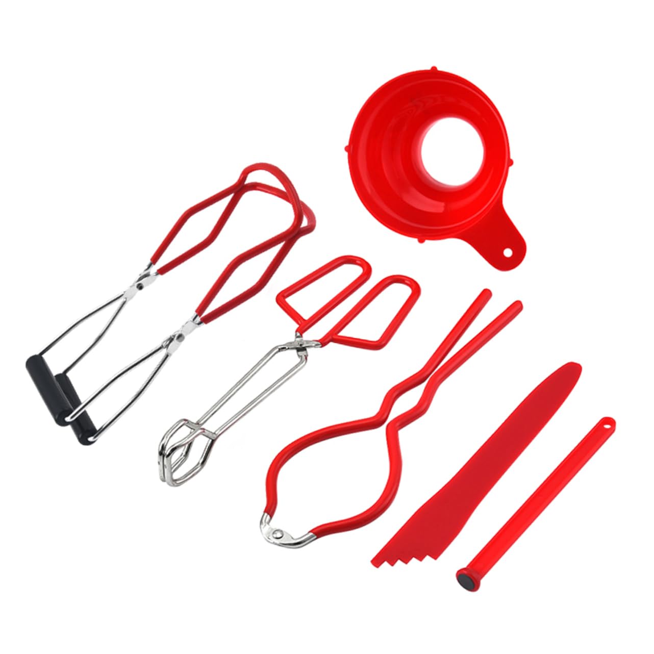 COLLBATH Kit per Preparazione Marmellate Imbuto Conservazione Sollevatore Inscatolamento Chiave Barattoli Utensili Cucina