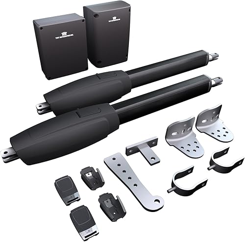 Clifford 400 - Abridor automático de puertas para puerta batiente doble resistente de hasta 20 pies y 950 libras, abridores de puerta con kit