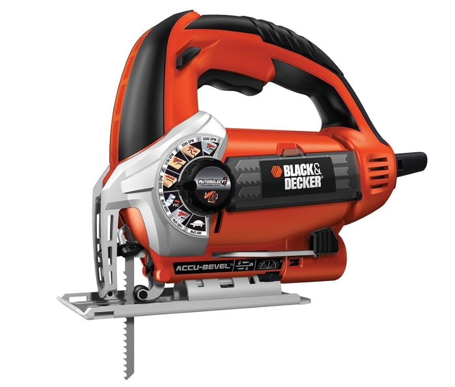 Black+Decker Stichsäge 650W - Pendelhub-Stichsäge Mit 2 Sägeblättern Und Koffer