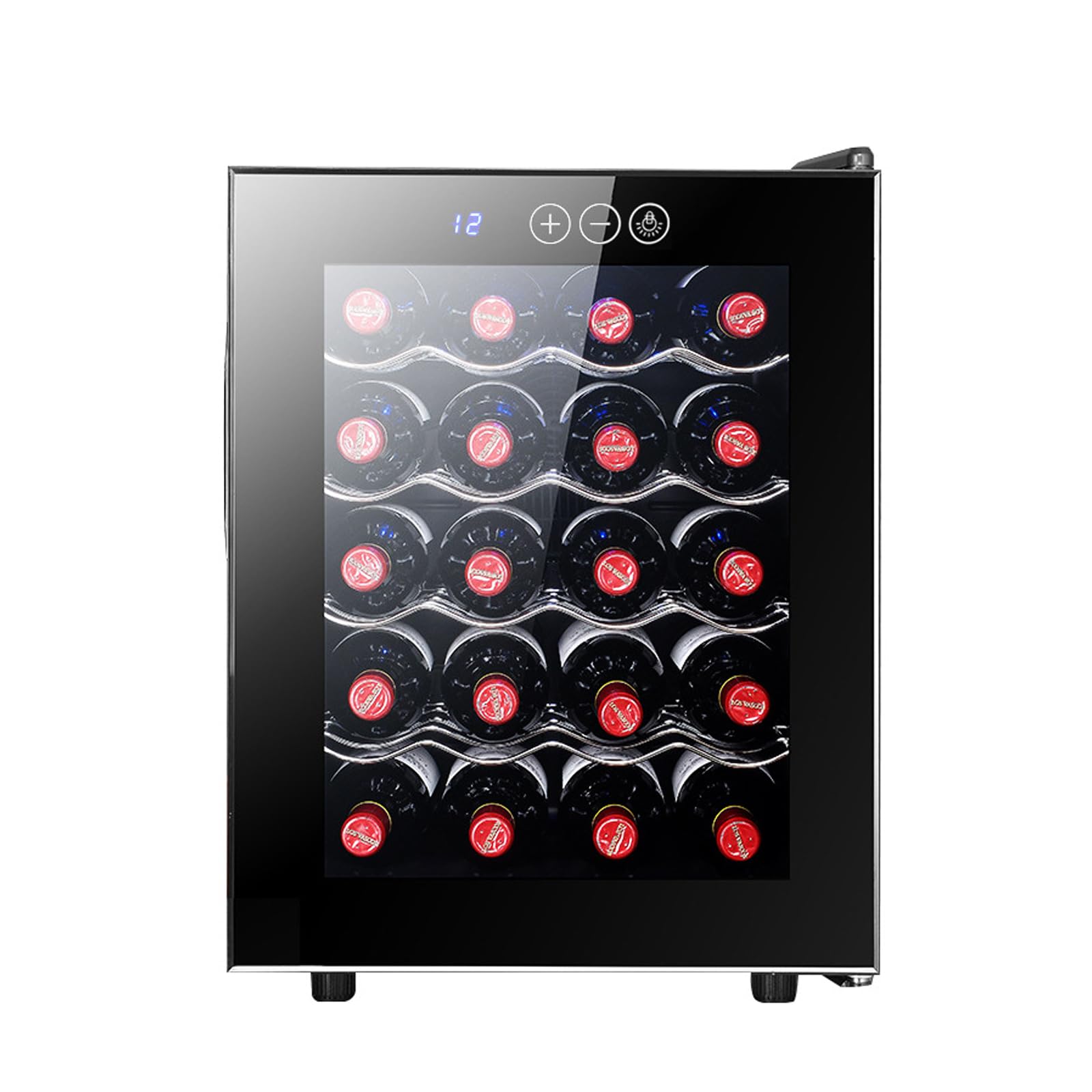 Treliamd wine and beer fridge 1.7 cu ft Wine Cooler Black