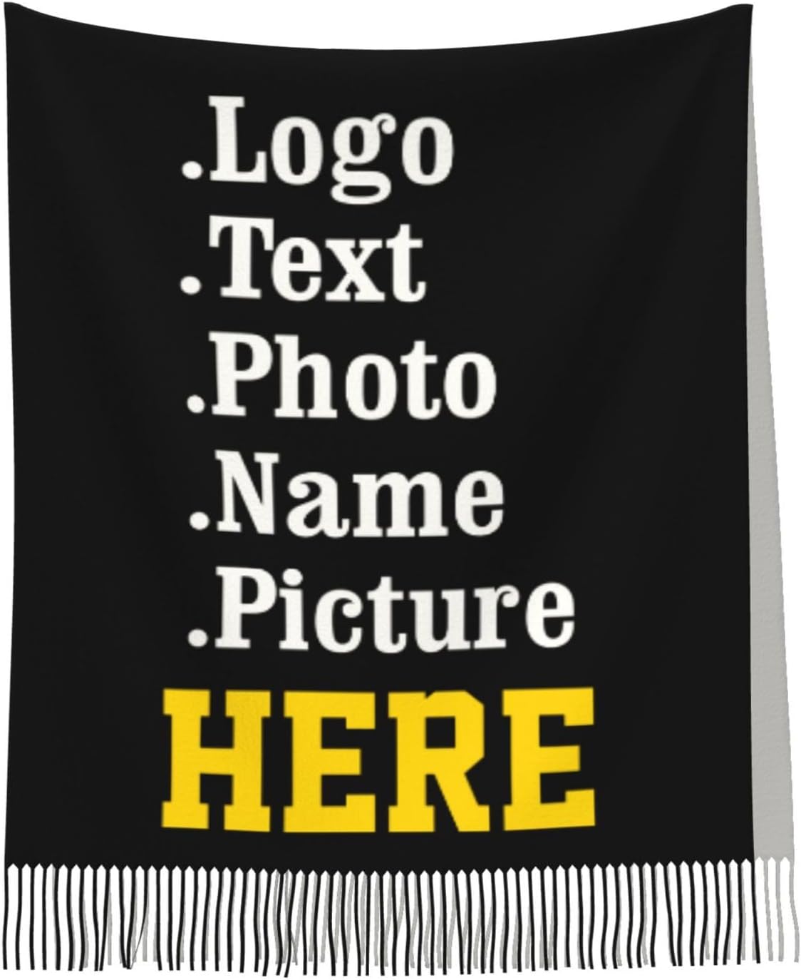 Custom Scarves For Women Winter Scarf Shawl Customize Personalized Logo Text Image Photo Name Scarfs Customized Gifts - Image 9