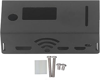 Carcasa Protectora de aleación de Aluminio MMDVM Hotspot con diseño de Corte preciso para Placa Base Zero W, Carcasa Ligera y Duradera, Color Negro, 73 x 33 x 23 mm