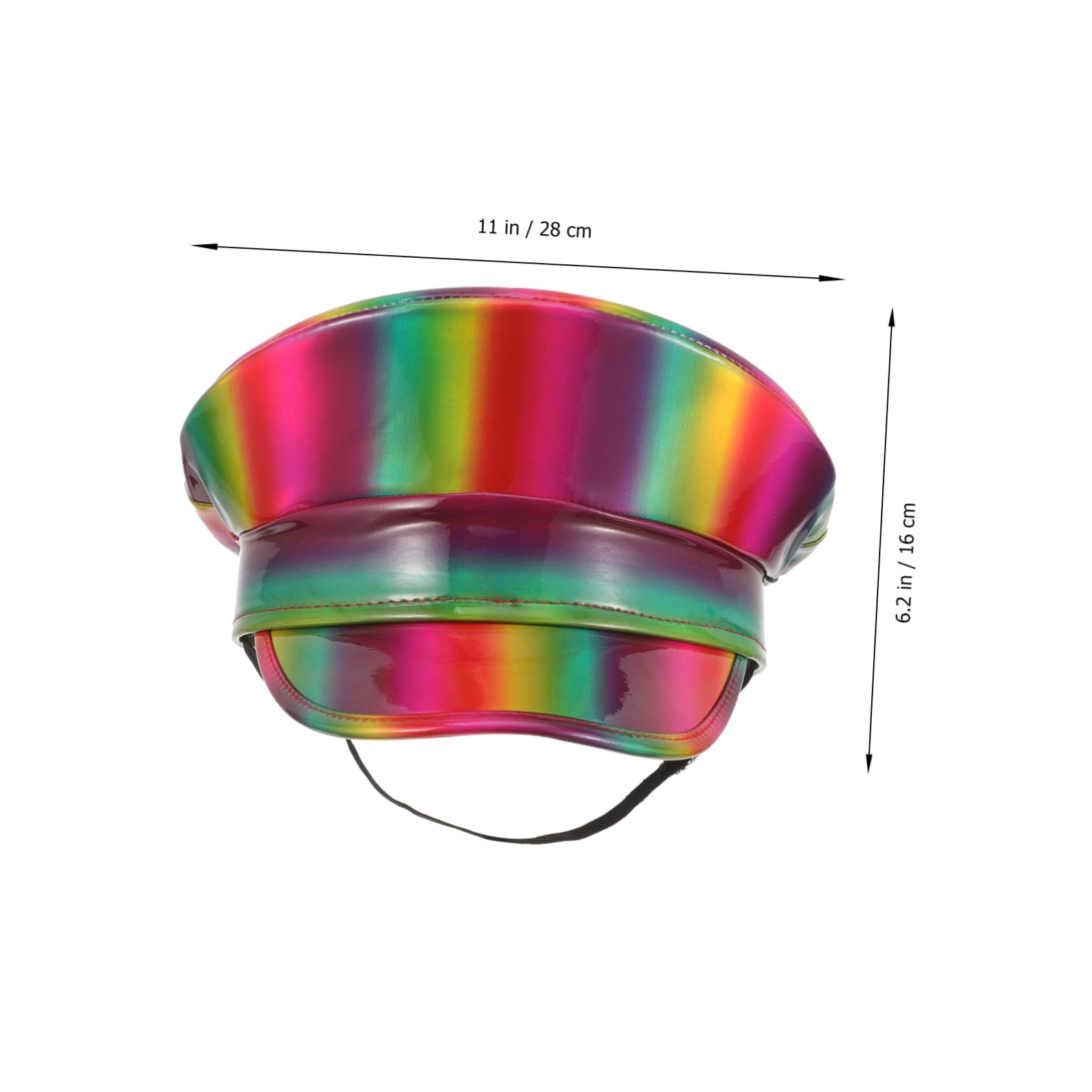 BESPORTBLE sombrero de fiesta de de divertidos accesorios para sombrero de de bote Sombrero colorido cuero Colorful