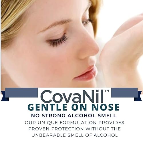 Miniatura 4 de CovaNil Spray desinfectante antiviral de manos de alta calidad 95% de alcohol eficaz contra virus y bacterias, mata el 99.9% de los gérmenes.