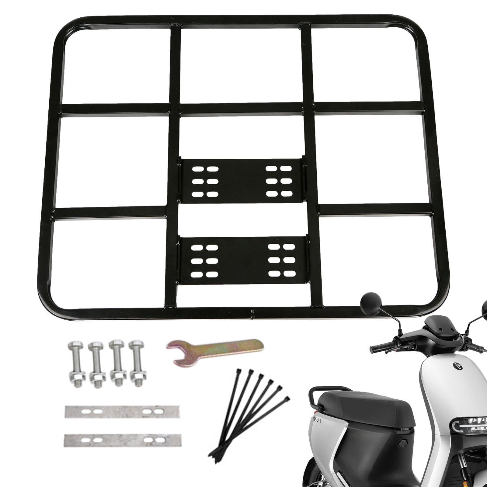 Portapacchi Posteriore Bici - Supporto Metallo Universale Per Scatola | Consegne, Carico Rinforzata | Mensola Robusta Per Bicicletta Elettrica Mountain Bike Scooter Ciclismo Viaggio