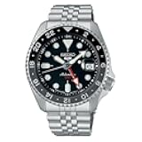 Seiko Watch Five Sports SKX Sports Style GMT Wristwatch