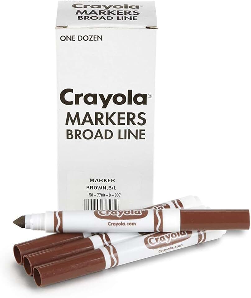 brown marker