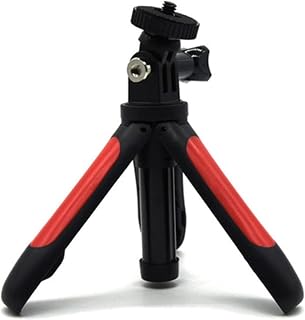 SCRUBY Monopod extensible de mano para selfie (rojo)