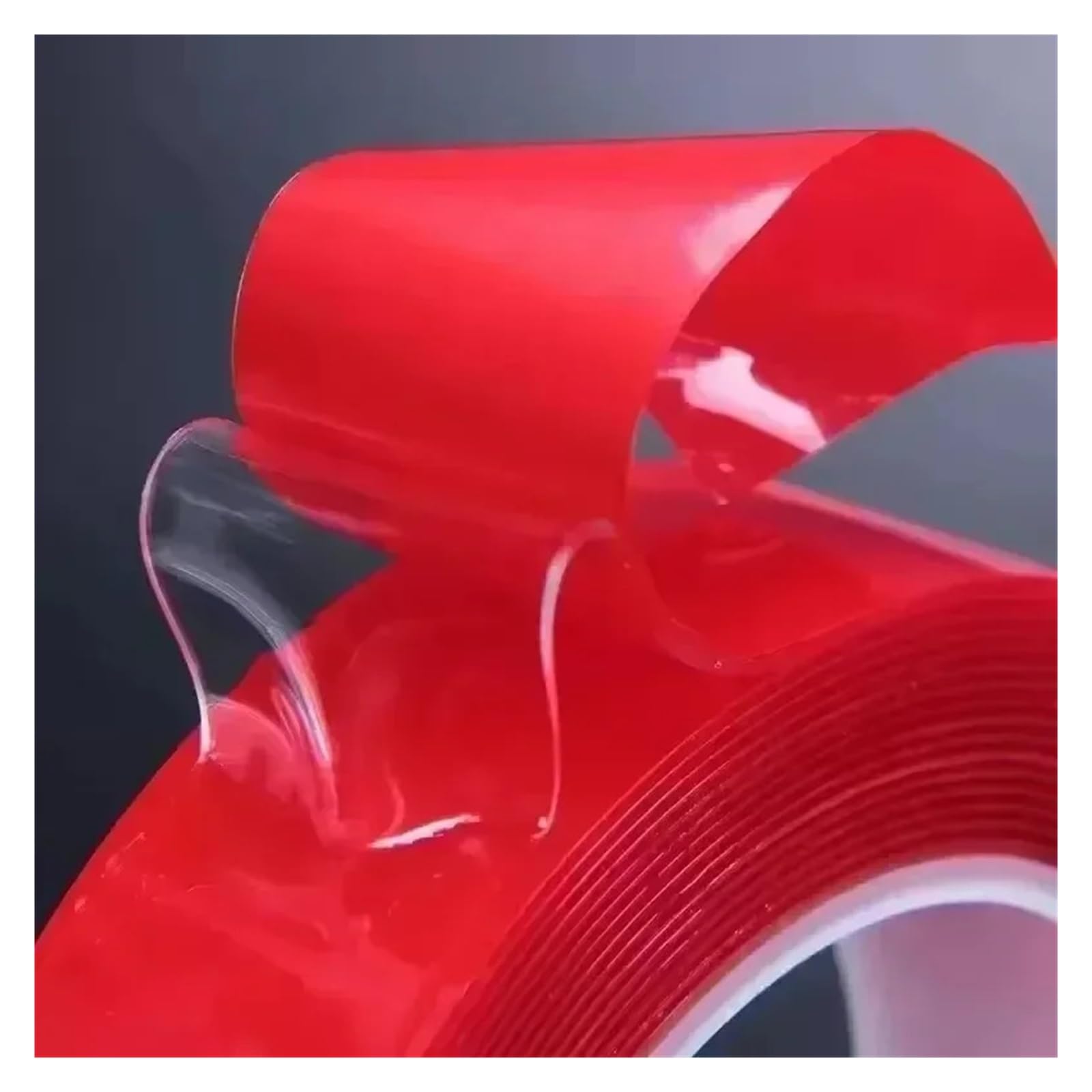 Nastro Biadesivo Trasparente Impermeabile Resistente Colla Rimovibile Senza Tracce Nastri Adesivi di Montaggio Adesivi for Auto(30Meters- (10rolls),15mm)