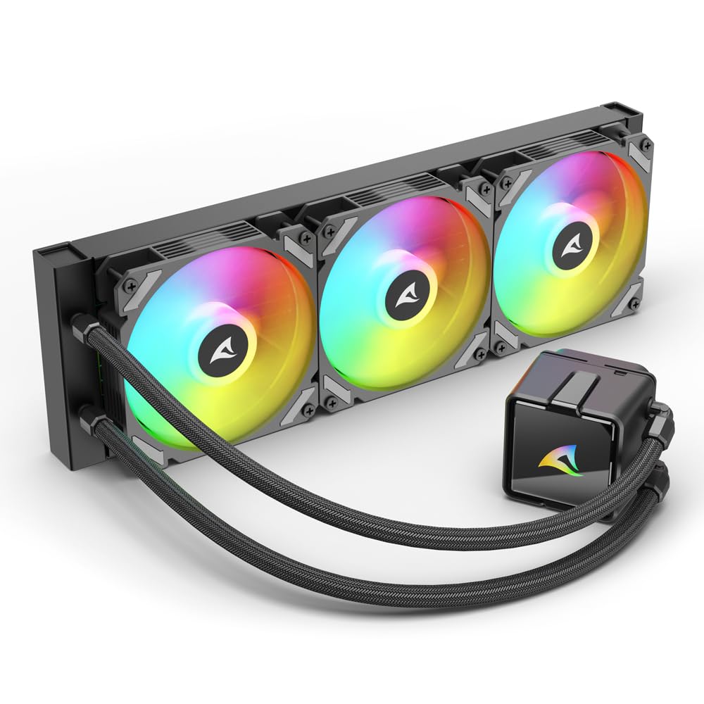 Sharkoon S60 ARGB AIO Black, raffreddamento ad acqua