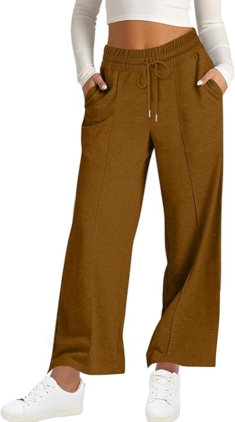 Wide Leg Sweatpants Women High Waisted Baggy Joggers Loose Fit Athletic Sweatpants Soft Lightweight Joggers 2025