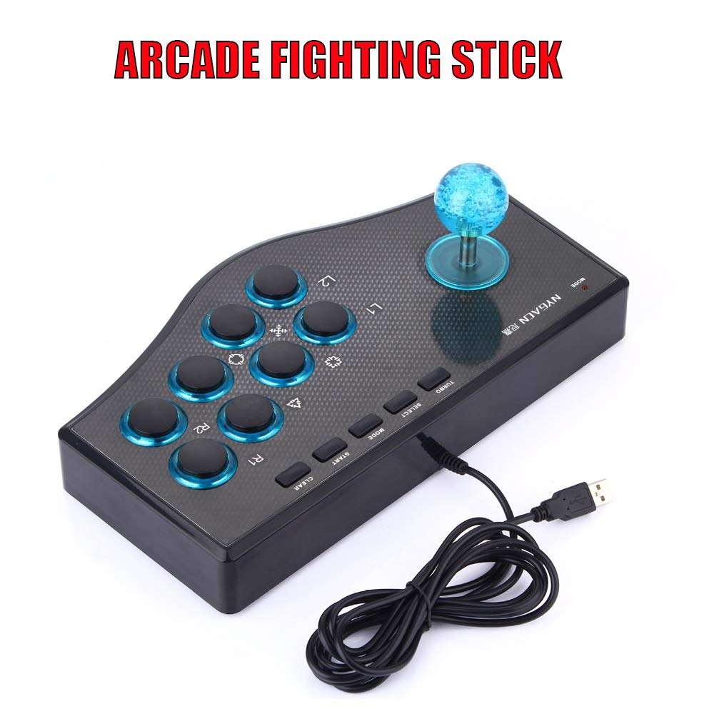 Okeeyseda Controller di Gioco Cablato Game Rocker USB Joystick USBF Stick per Computer PC Gamepad Console di Gioco