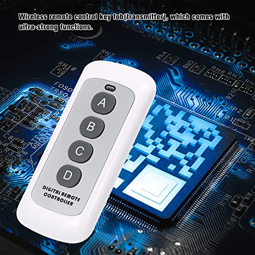 Azesobo 433 MHz 4 Botão EV1527 Chave de Código Chave Interruptor de Controle Remoto Transmissor RF C