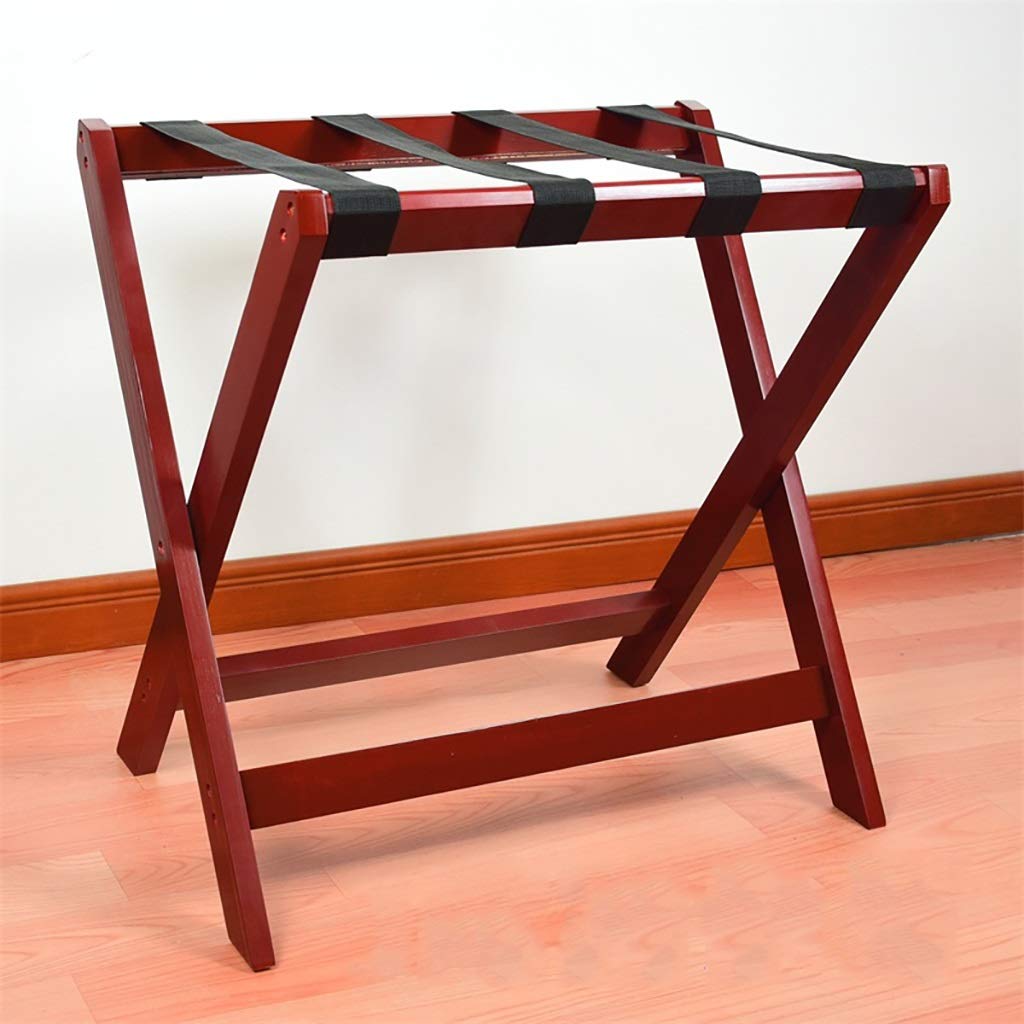 Porte-bagages en bois de 60 cm pour éviter le mal de dos et ranger les valises facilement