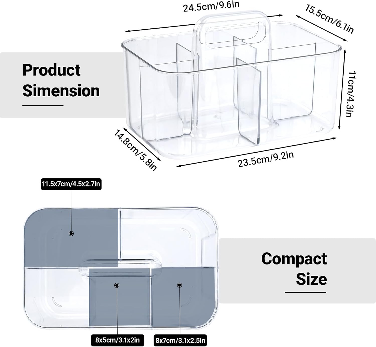 ori-pact デスクオーガナイザーM／ブラック | ori-pact | 事務用品 | 事務用品 | 製品紹介 |  ナカバヤシ株式会社：アルバム・製本・シュレッダー・情報整理の総合サポーター アートサプライオーガナイザーキャディ2個 ハンドル、デスク、メイクアップ キャディ、トート付き ... 2パック クリアキャディオーガナイザー ハンドル付き ポータブルアートサプライストレージオーガナイザー プラスチックトートホルダー