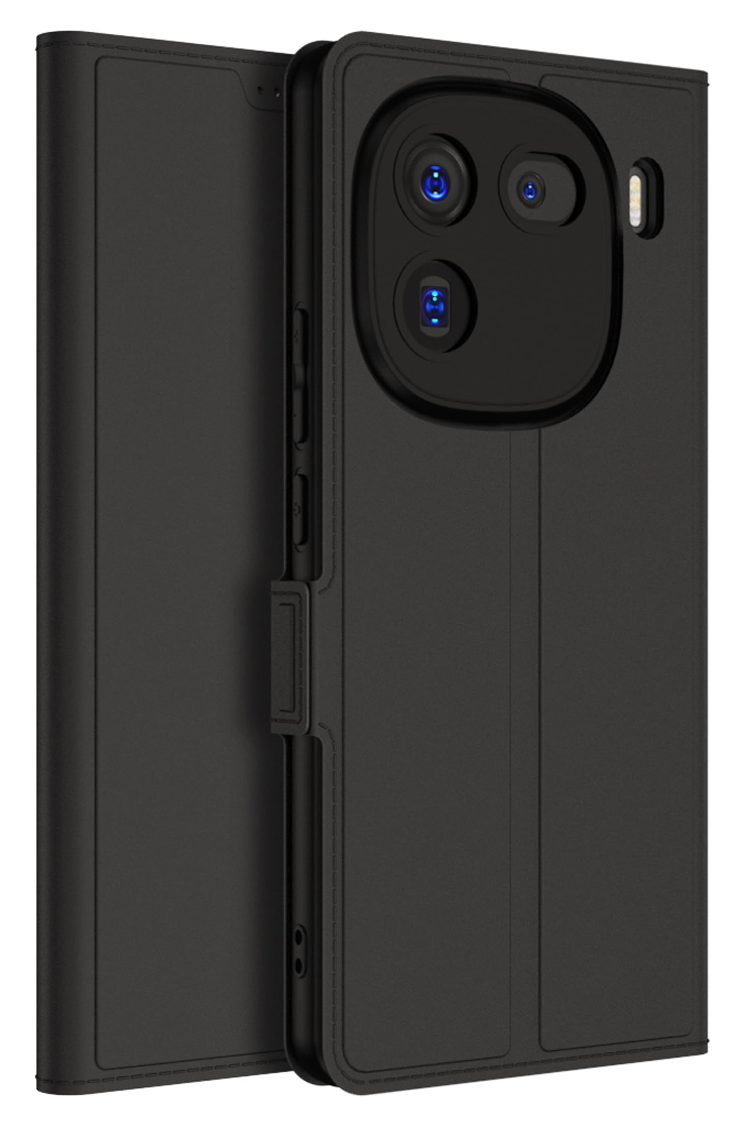 Kapa Noble Slim Magnetic Leather Flip Case Cover for Iqoo 12 | Card Holder Stand Flip Wallet Case (Black) (B0CZNPPT7Y) Amazon Price History, Amazon Price Tracker
