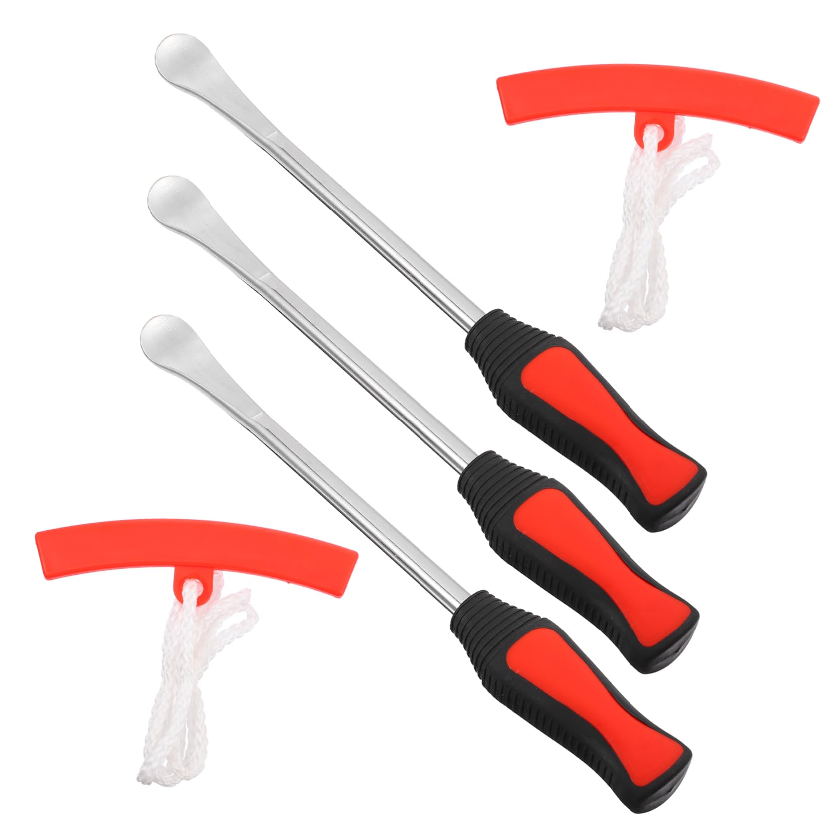 Zerodeko 1 Set Tire Lever Spoon Kit for Motorcycle Dirt-Bike Lawn Mower Tire Changing Tools Rim Protectors Comfortable to Hold Handle