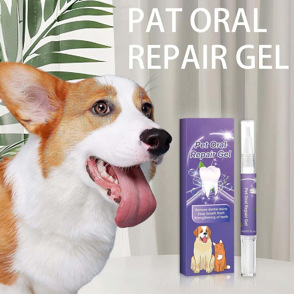 LUCKKY 2PCS Muzzleglow Pet Oral Repair Gel, Pet Breath Freshener, Tooth Cleaning Pen for Dogs Cats - Image 2