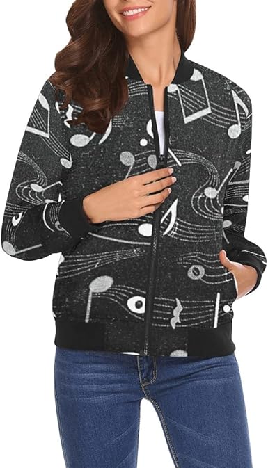 black bomber jacket womens amazon