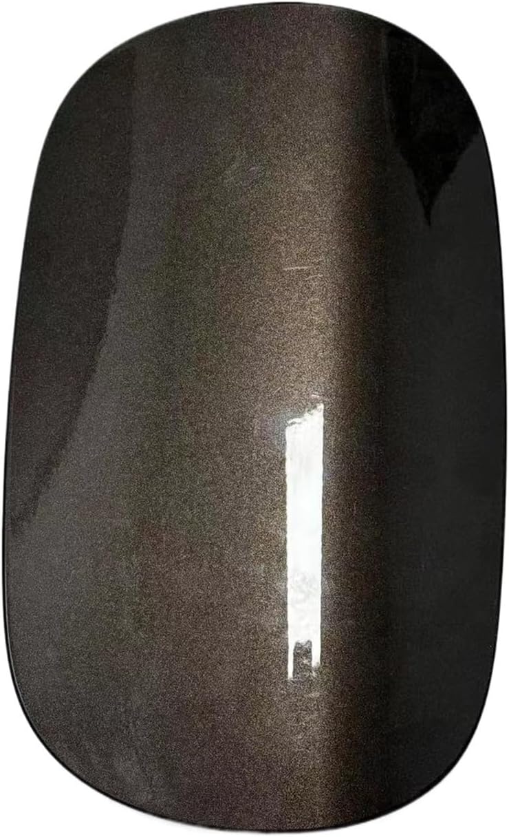 Car Exterior Fuel Tank Cap Decoration Cover Compatible With Mercedes Benz C Class W205 C200 C260 C300 2015-2020 Oem A2057570106(Used Silver)