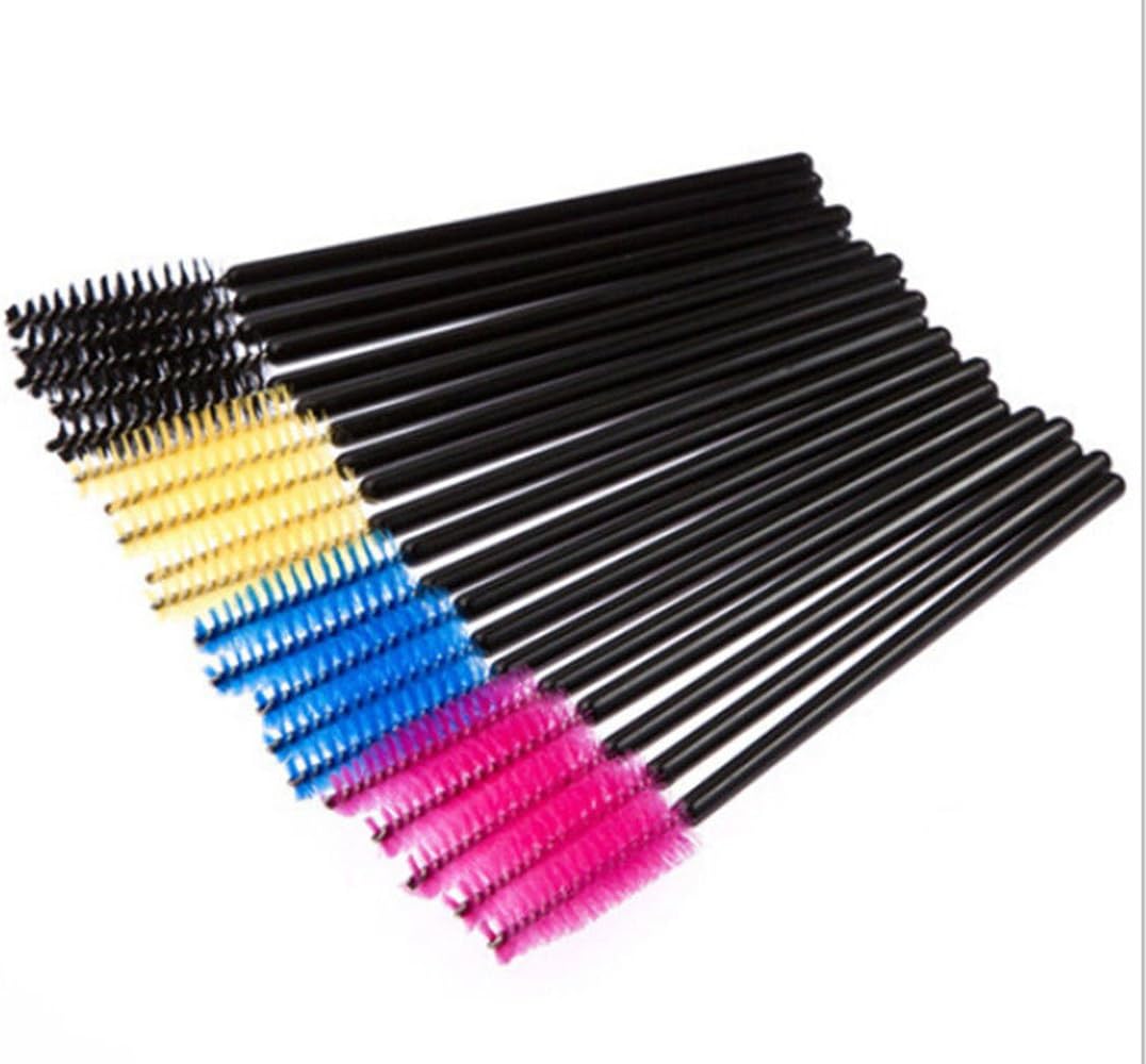 MakeupAcc 20 Pcs Disposable Eyelash Brush for Makeup 4 Colors
