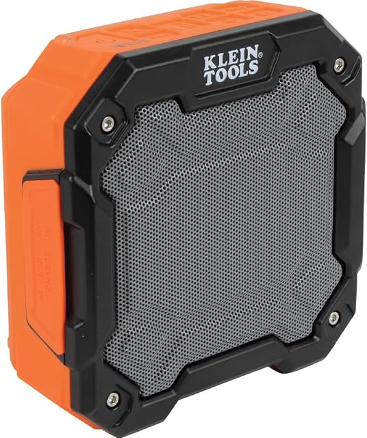 Klein Tools Bluetooth Jobsite Speaker with Magnet and Hook