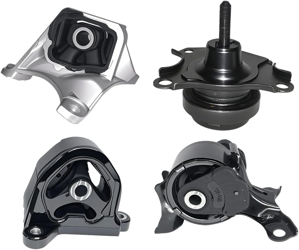 Engine Motor Mount Set 4PCS Compatible with 2002-2006 Acura RSX 2.0L, 2002-2005 Honda Civic 2.0L, Replaces A4528 A4508 A4567 A4549, Front Rear Left Right Support