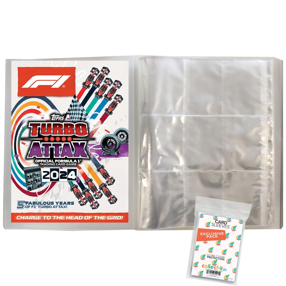 Bundle with Topps Turbo Attax Formula 1 2024-1 Empty Portfolio Folder + Exclusive Collect-it Cases — image 1