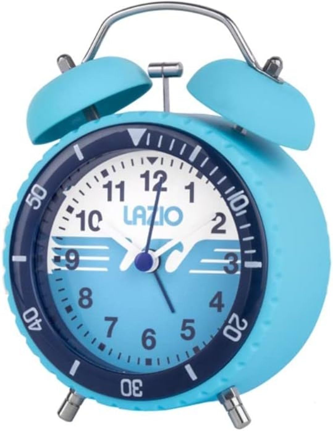 Sveglia Lazio Calcio Con Portachiave - PRESTIGE & DELUXE, Idea Regalo Per Tifosi