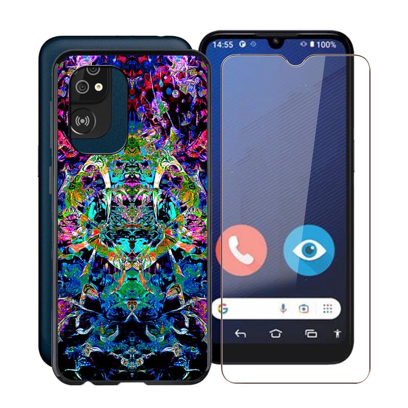 Carinacoco Case For TCL 505 With 3 Tepered Glass Screen Protector - View #3