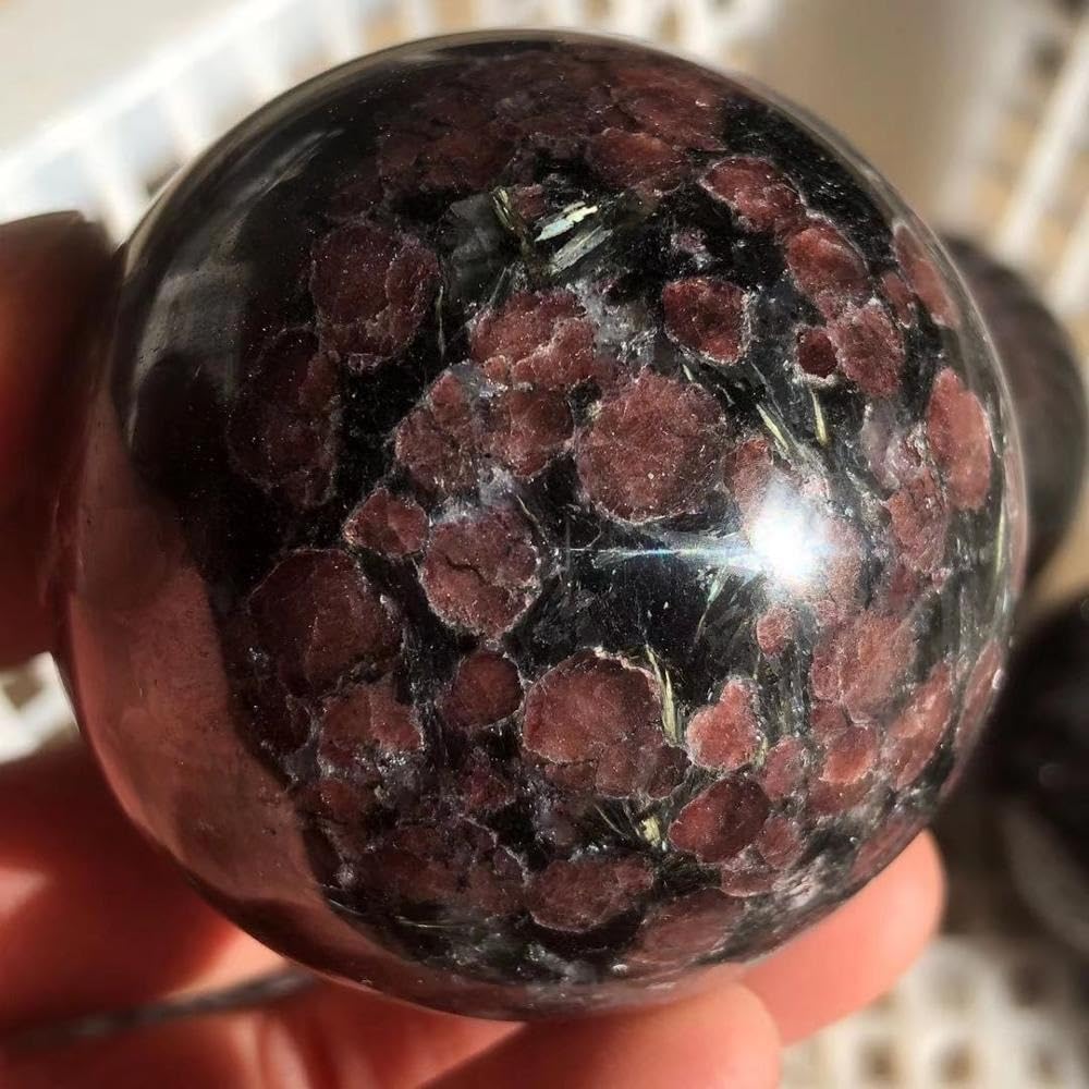 CBQZCHWDKT Garnet Ball Crystal Ornaments (Size : 10pcs)