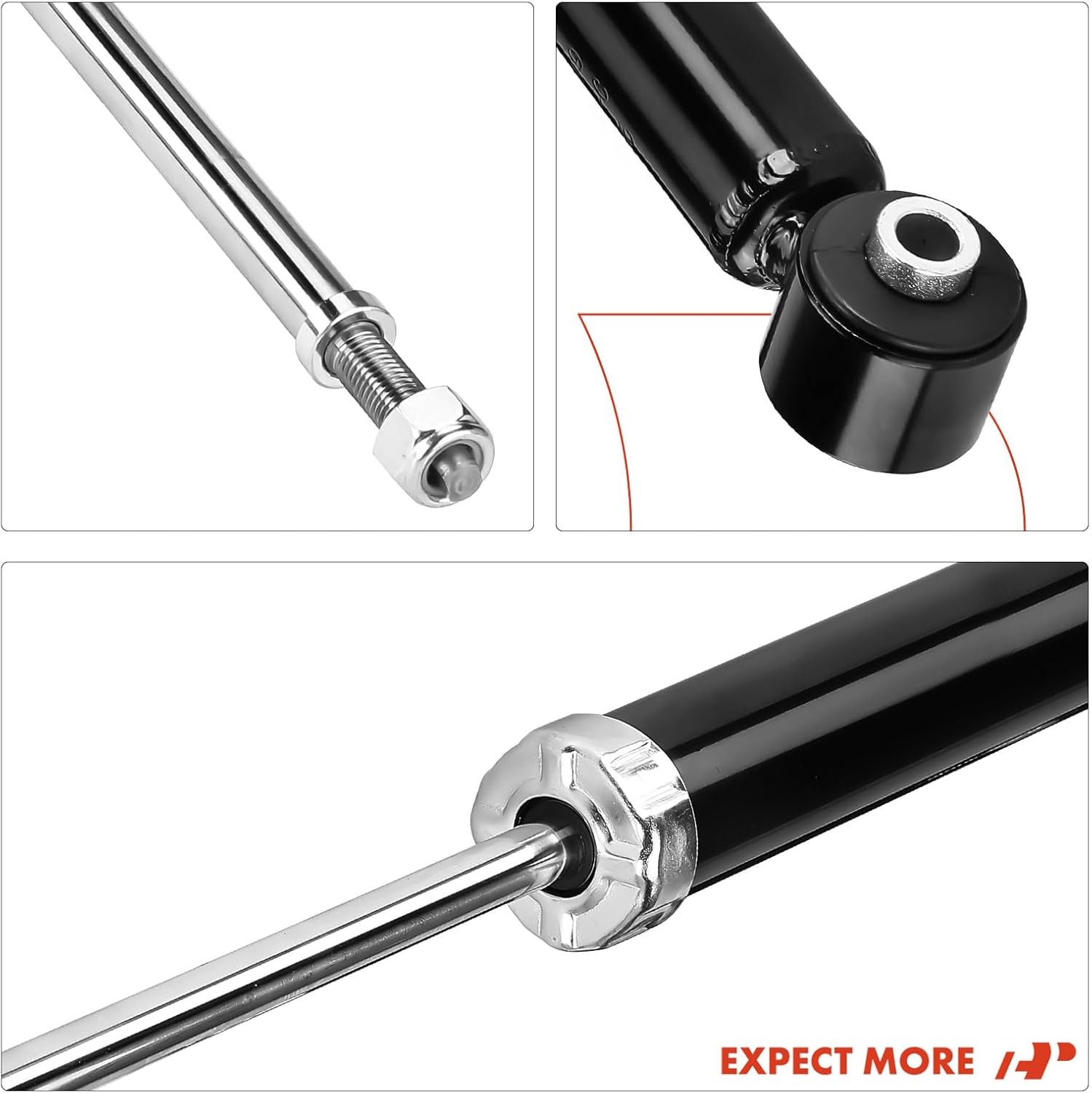 A-Premium Rear Suspension Shock Absorber Compatible with Hyundai Elantra 2017-2020, Elantra GT 2018-2020 & Kia Forte 2019-2024, 2-PC Set