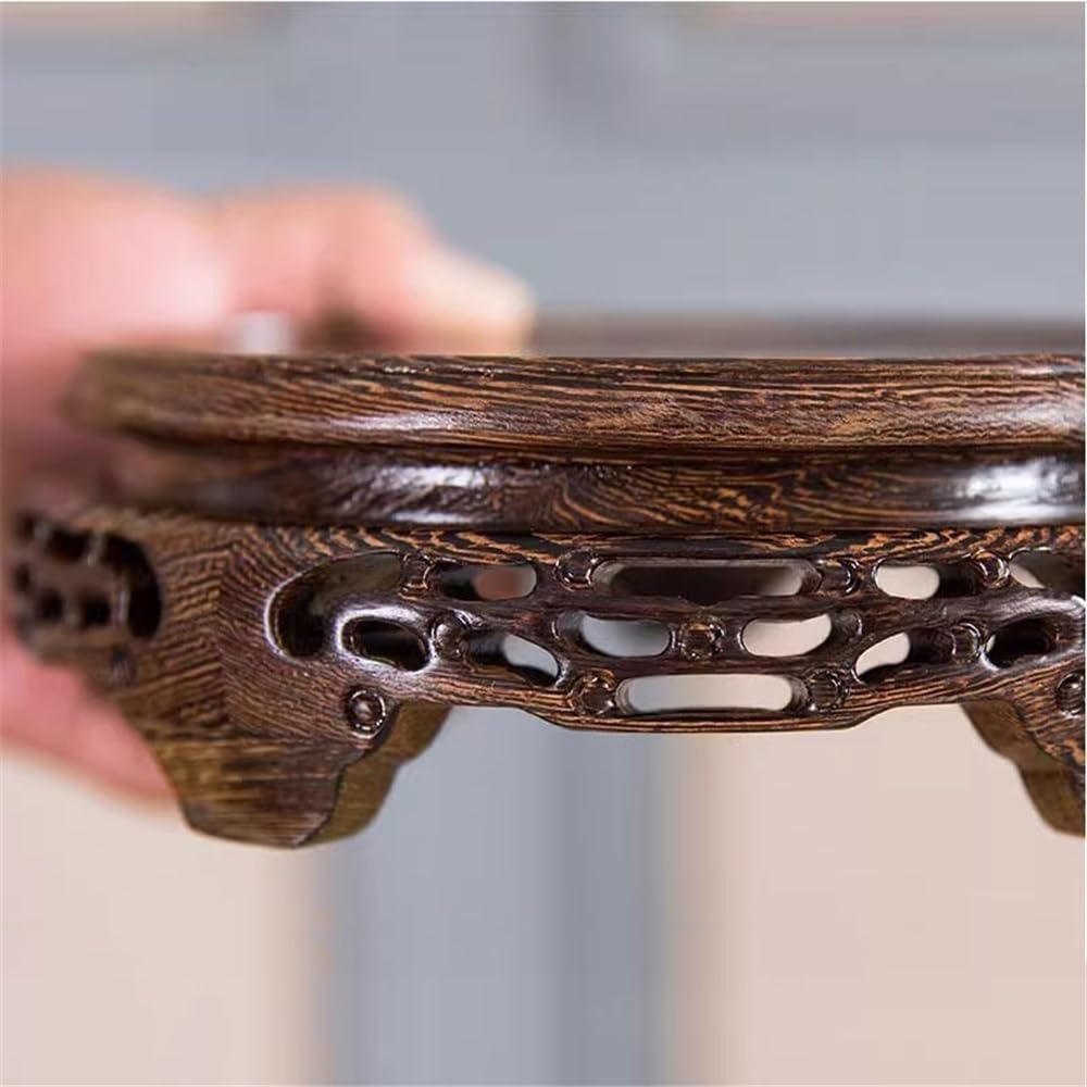 Sockel für Skulpturen Pflanzgefäß-Ausstellungsständer, Bonsai-Basis for die Heimdekoration, for Tischlampen-Teekannenhalter Sockel(Mittel)