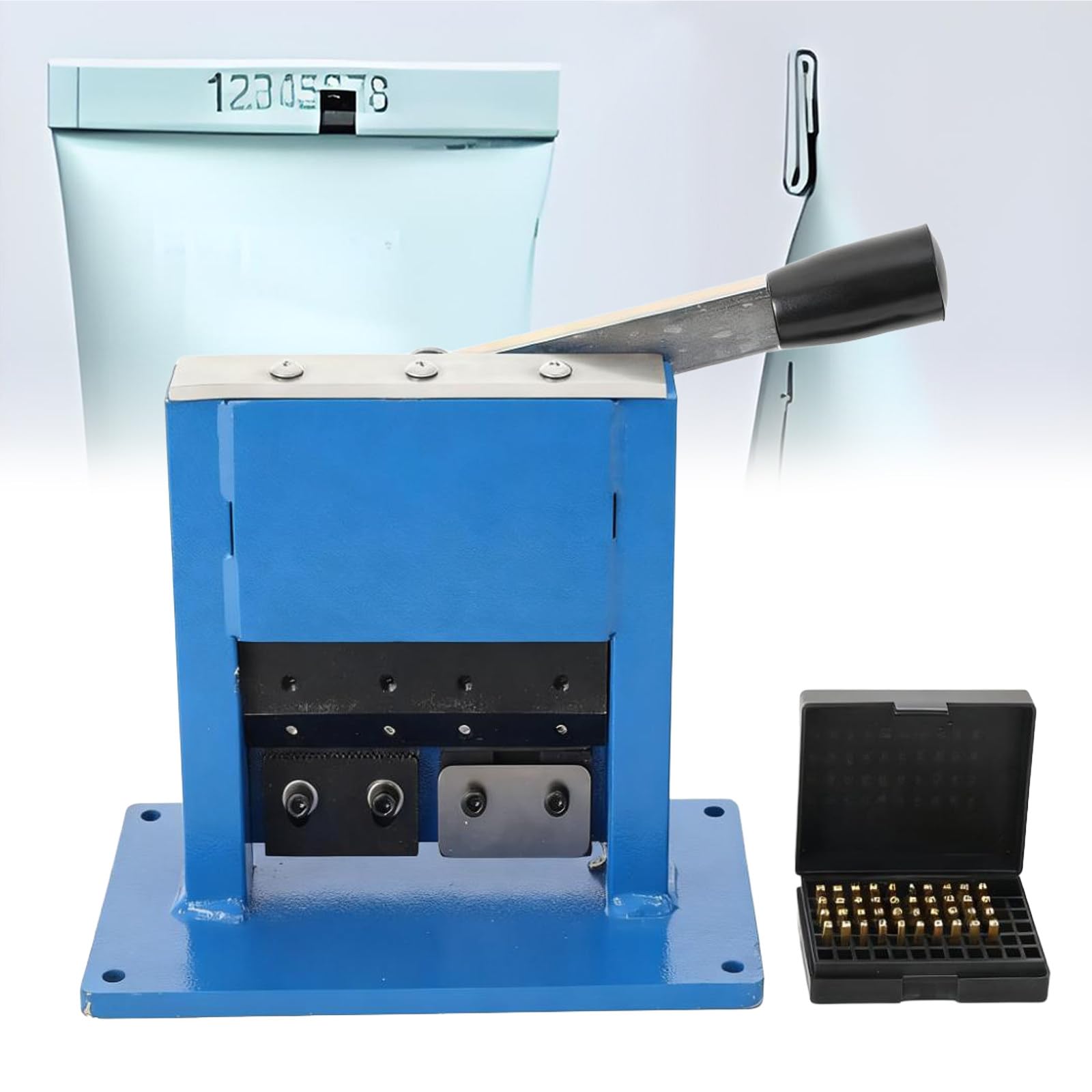 Manual Aluminum Tube Sealing Machine with Number Date Coder Ergonomic Handle Design Suitable for Toothpaste Ointment Cream Various
