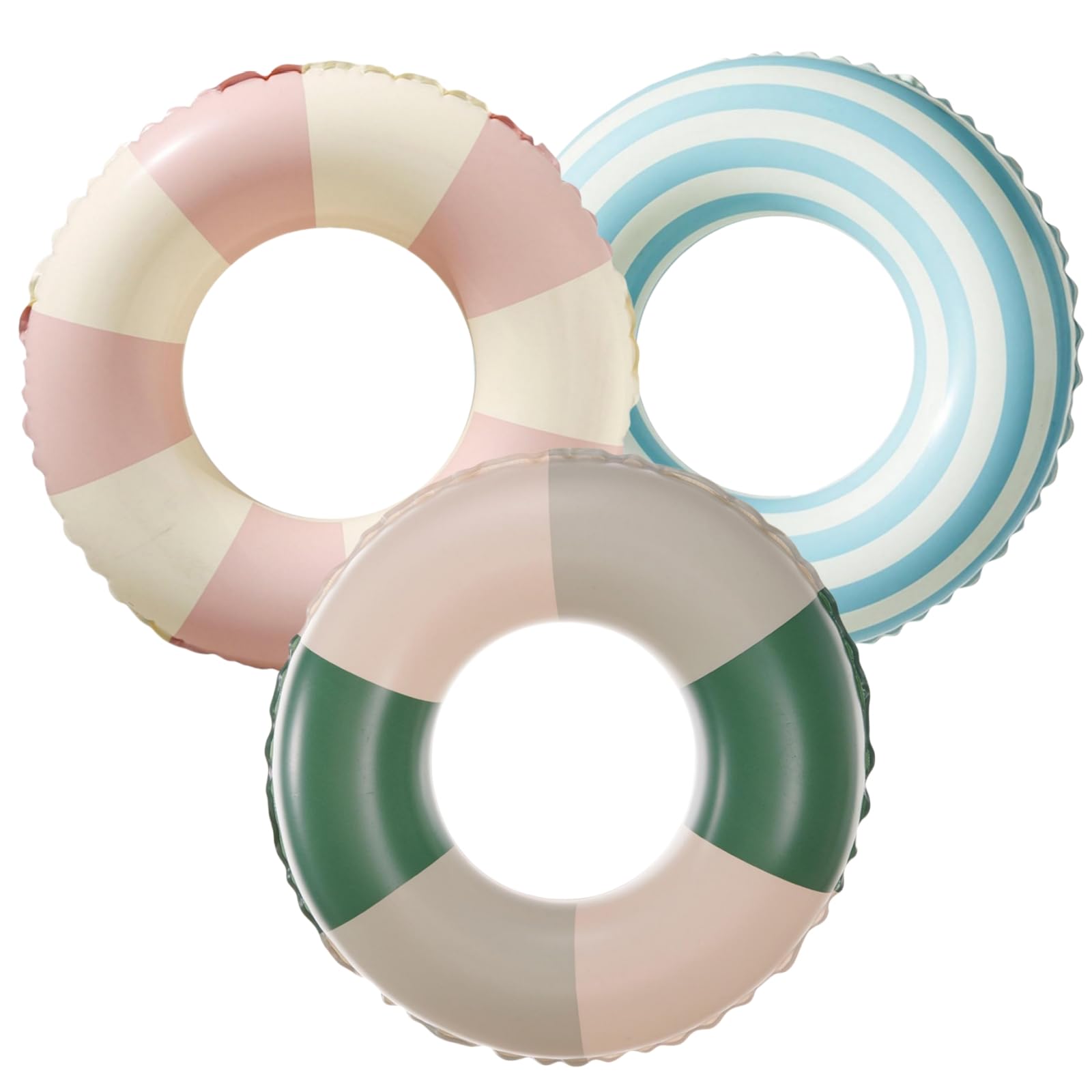 Photo 1 of Pool Floats Swimming Rings for Kids, Age 5-10 Inflatable Swim Tubes Ring Toys with 11" Inner, Beach Inflatable Tubes Floaties Toys for Kids Adults (Mixed Pattern)