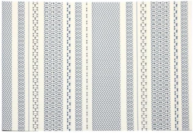 Woven Placemats Bohemian Placemats Mats Hotel Non-Slip Coasters Heat-Insulating Table Mats(Blue)