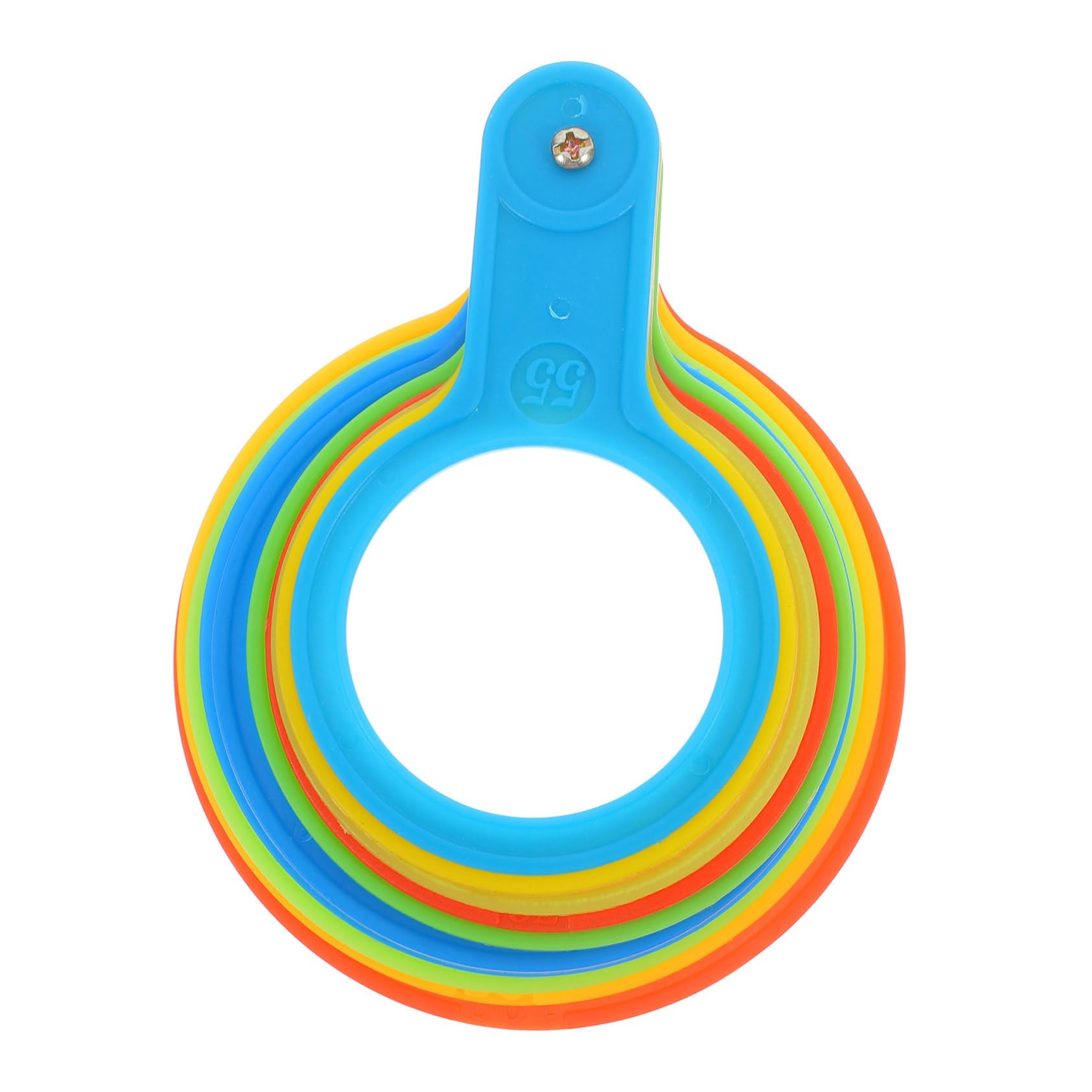 GALPADA Fruit Diameter Measuring Ruler Plastic Gauge Ring Sizer Tool for Farmer Gauge Vegetable Measuring Ring