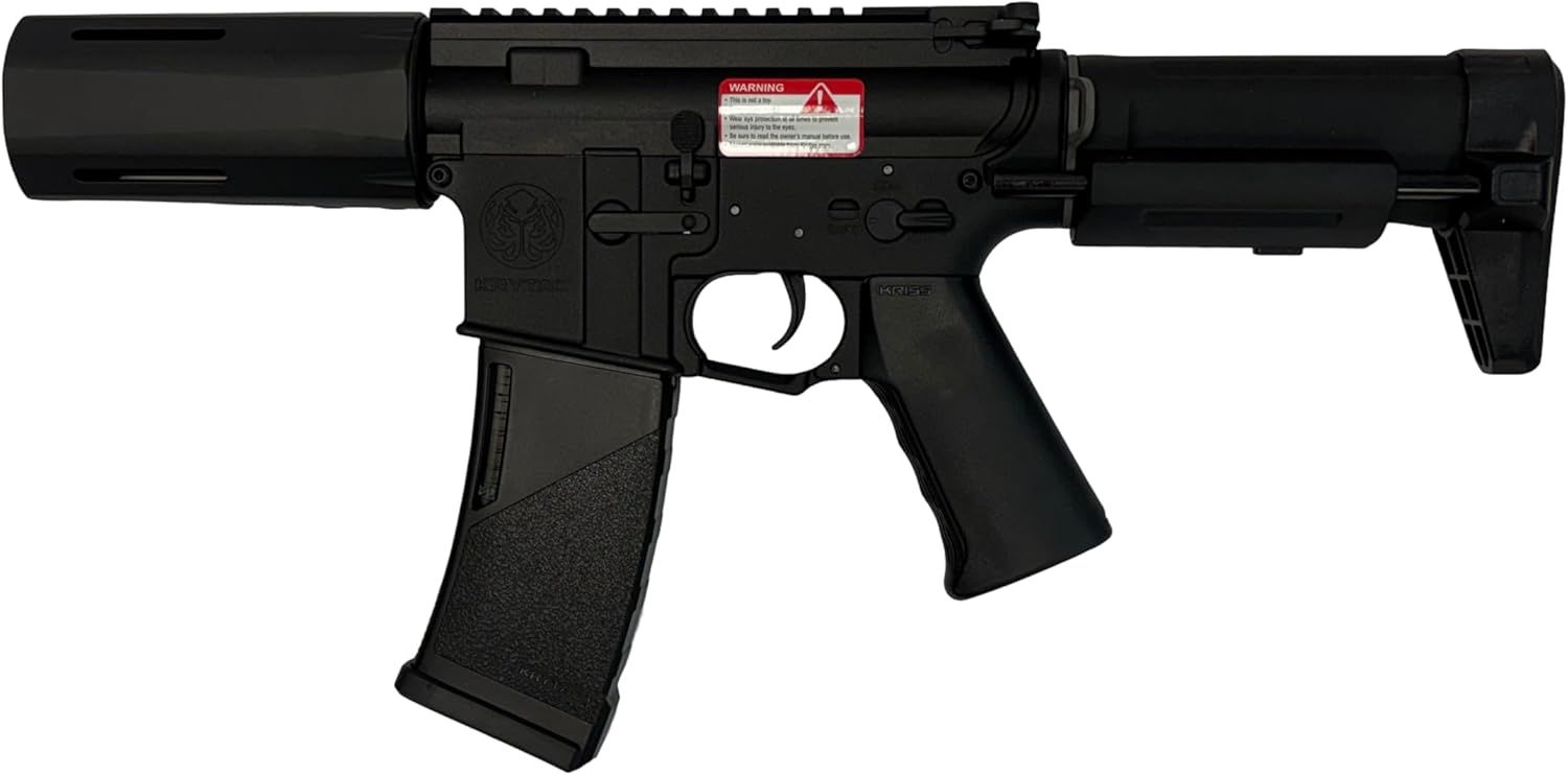 3Skull Krytac Full Metal Alpha SDP AEG Airsoft Gun Rifle - Black
