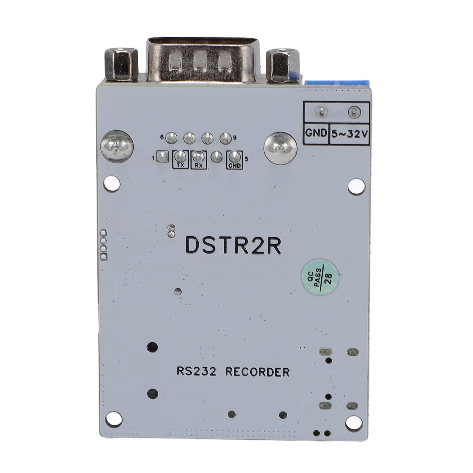 Logger di Dati Seriali con Interfacce di Tipo C e 232, funzionalità di Archiviazione Fino a 128 GB - funzionalità di Orologio in Tempo Reale per il Timestamp Accurato, Indicatori a Doppio