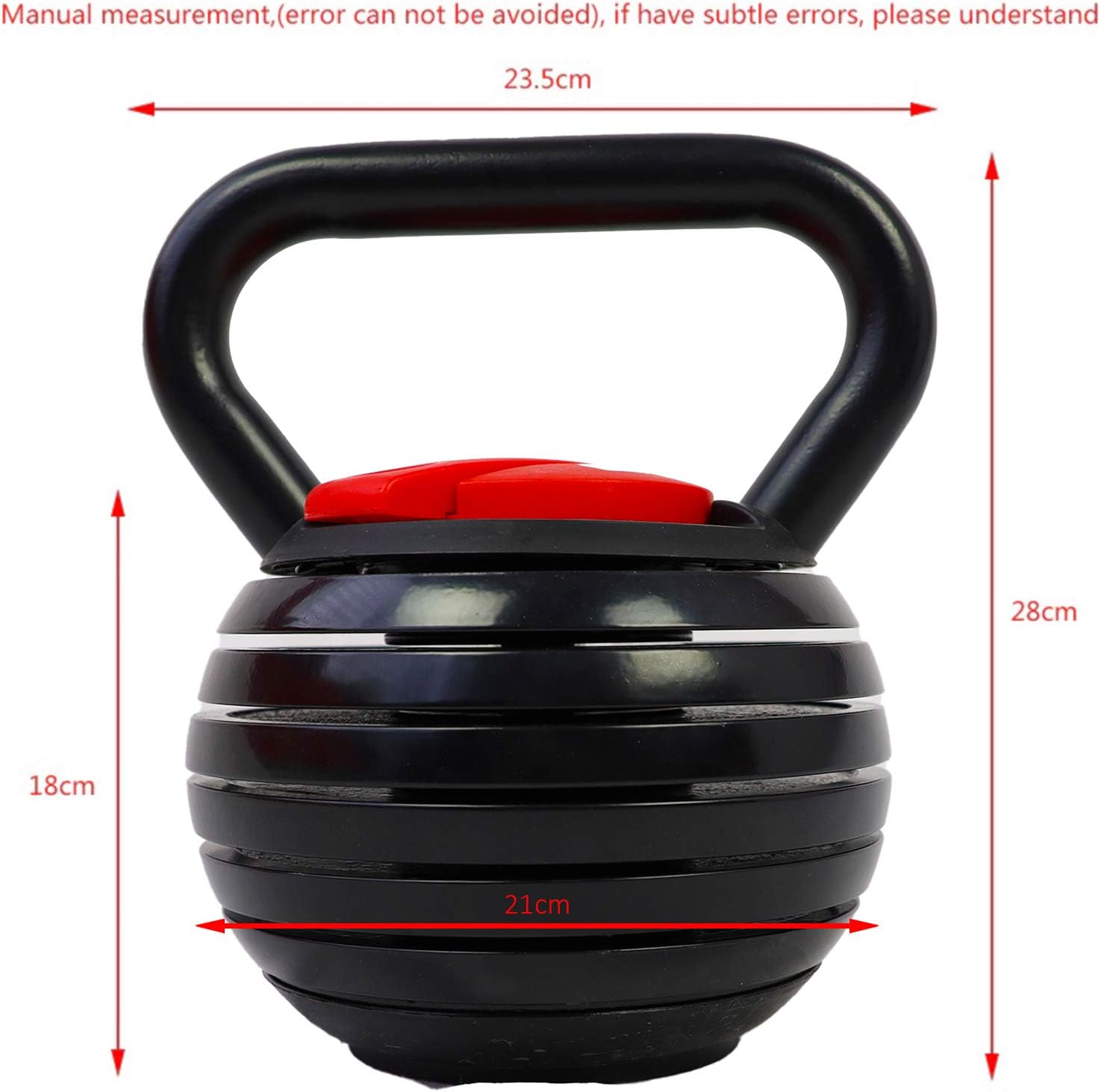 6-40 lbs Adjustable Kettlebells | Weight Lifting Swing Workout Dumbbells