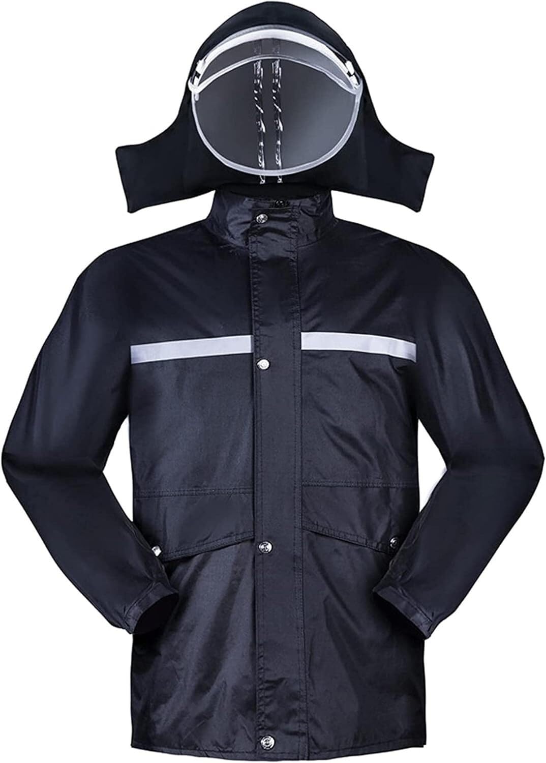 VUIKLCty Men's And Women's Raincoats And Rain Gear Waterproof, Rainproof Jackets And Pants Sets, Rainproof Windbreakers(3XL)