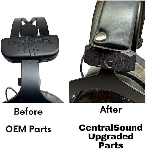 Miniatura 8 de Cubierta lateral deslizante de repuesto para auriculares Beyerdynamic DT770 DT 770PRO DT 770PROHT DT880 DT880 PRO DT880PROHT DT990 DT990 PRO