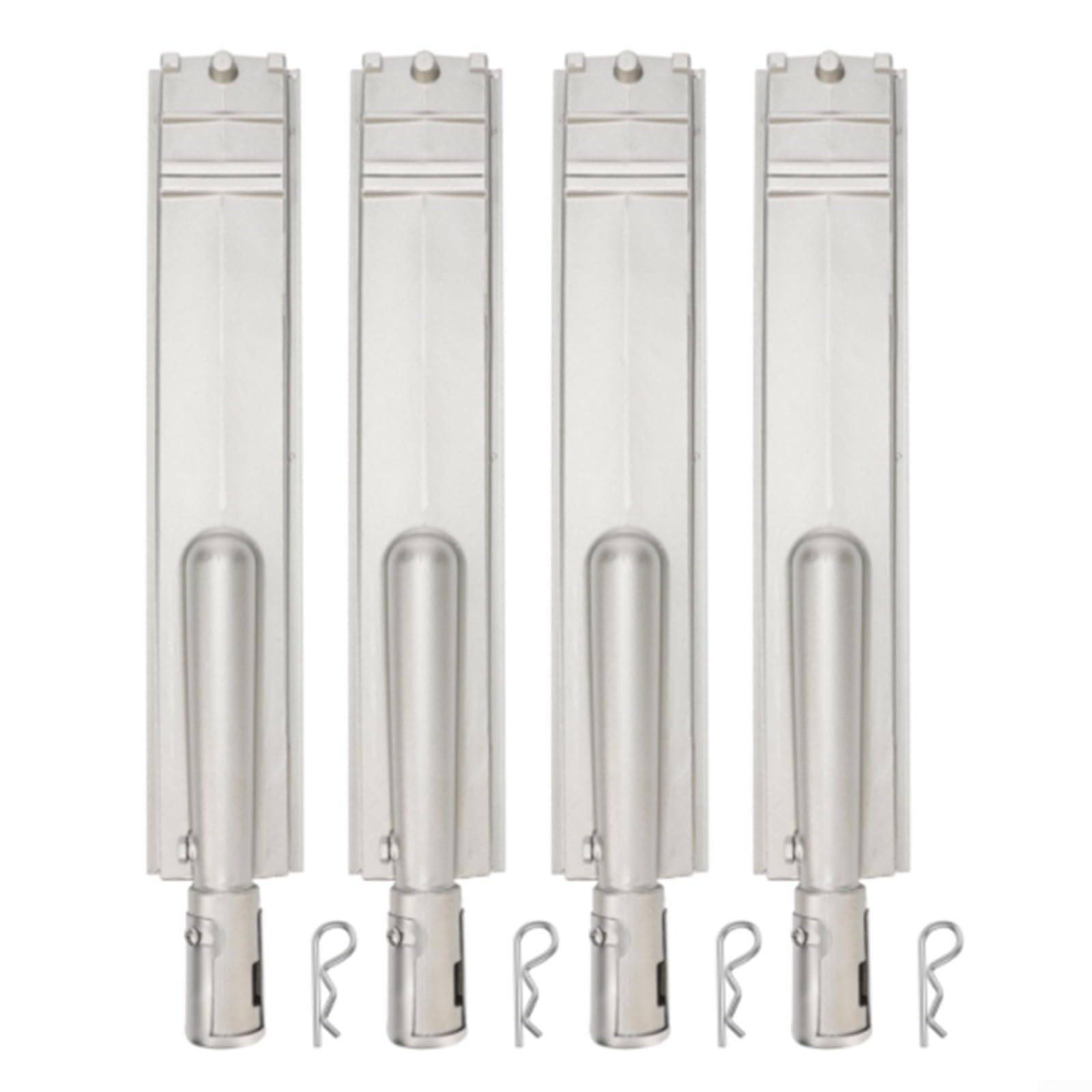 Bruciatore per barbecue in acciaio inox, 40,6 x 7,9 x 5,3 cm, ricambio per griglie CIT 23301 16516 26106 44305, materiale 304, per gas naturale propano anche per barbecue all'aperto (3 pezzi)