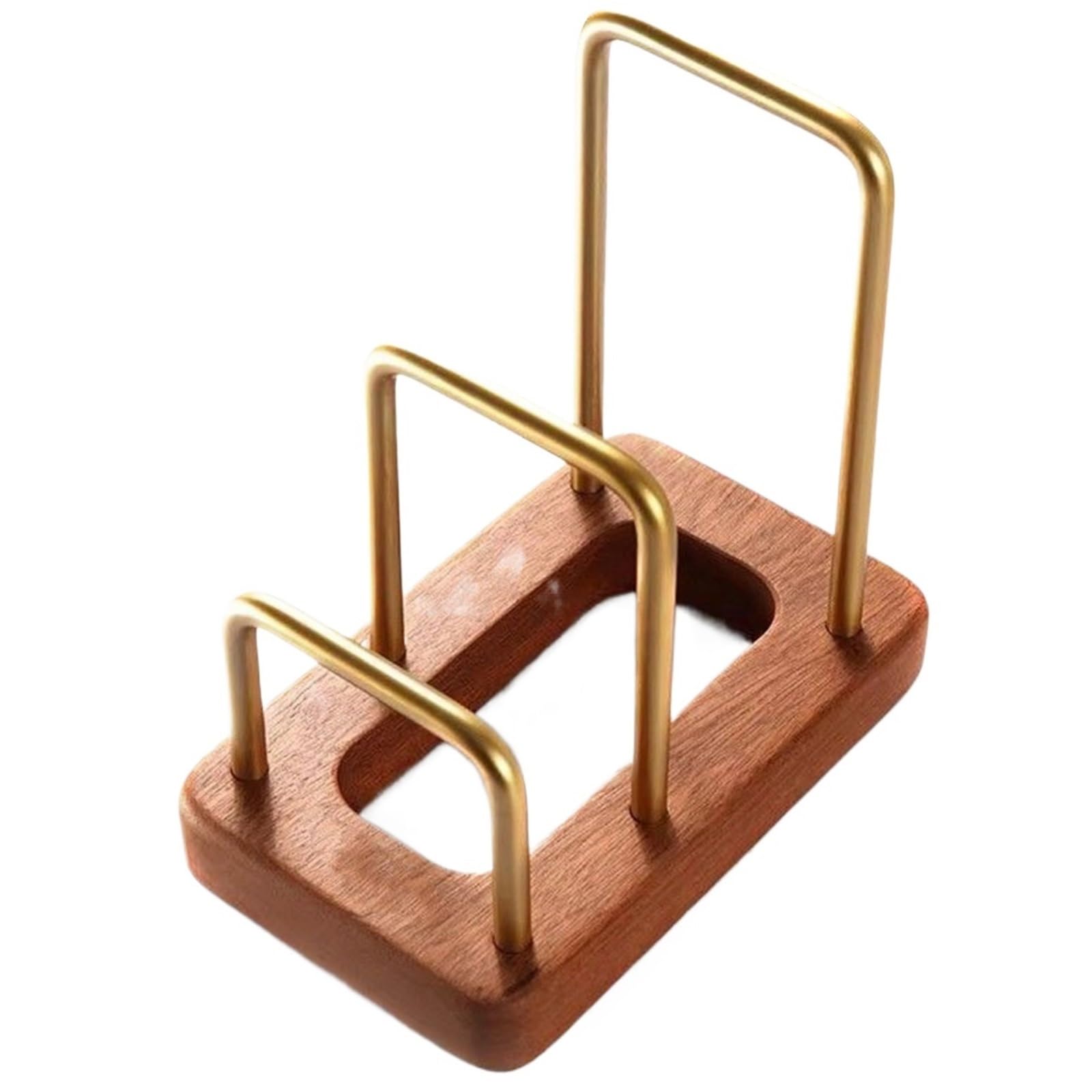 LPATEBCVU Cutting Board Stand Cutting Boards Holder Multi Layer Solid Wood Plate Rack Wear Resist Pan Storage Drain For Home Kitchen Countertop